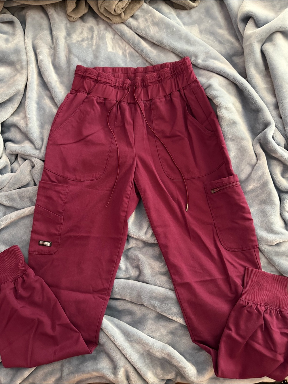 Grey's Anatomy Jogger Pants - Burgundy